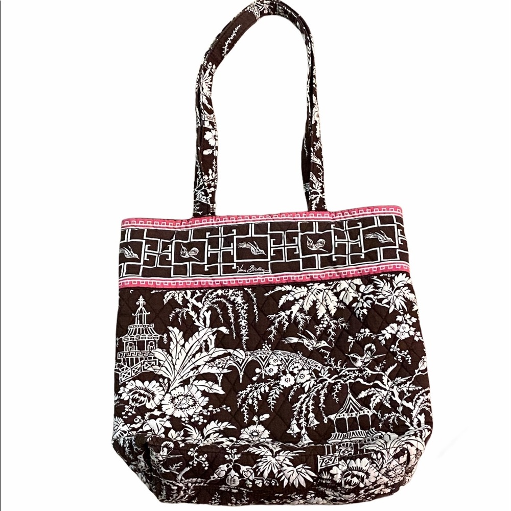 Vera Bradley Tote Bag Imperial Toile Shoulder Bag